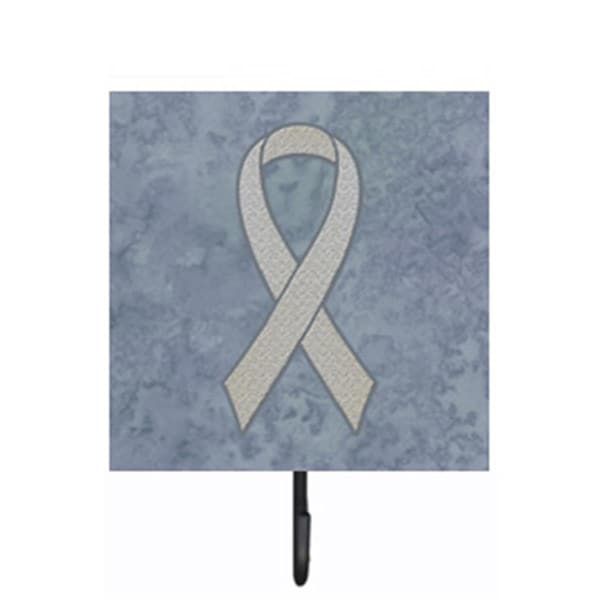 Jensendistributionservices 4.25 W x 7 H In. Clear Ribbon for Lung Cancer Awareness Leash or Key Holder MI1719749 - main